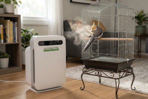 Which Specific HEPA Air Purifiers Are Completely Ozone-Free and Safe for Dusty Birds Like Cockatiels?
